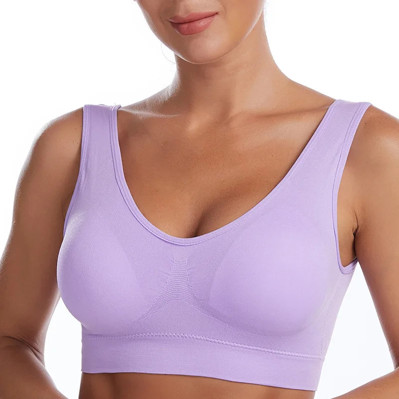 V-neck bra comfort